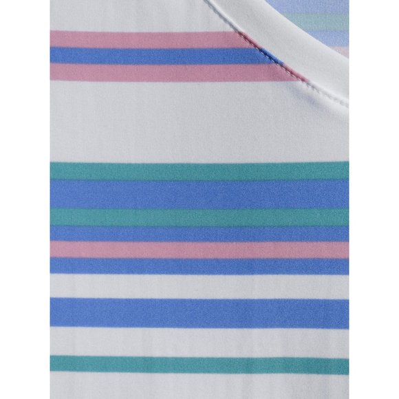 Time and Tru Maternity Basic Short Sleeve T-Shirt Striped XL - Picture 4 of 5